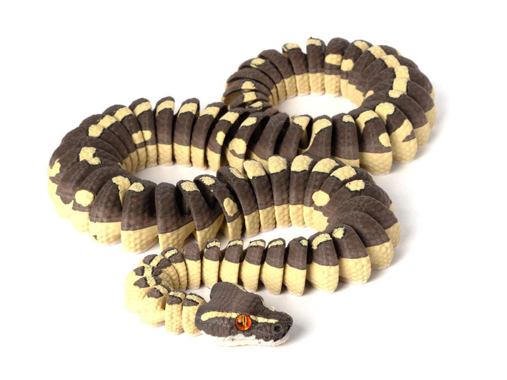 3D Printed Realistic Mystic Ball Python - large Toys Dubia.com