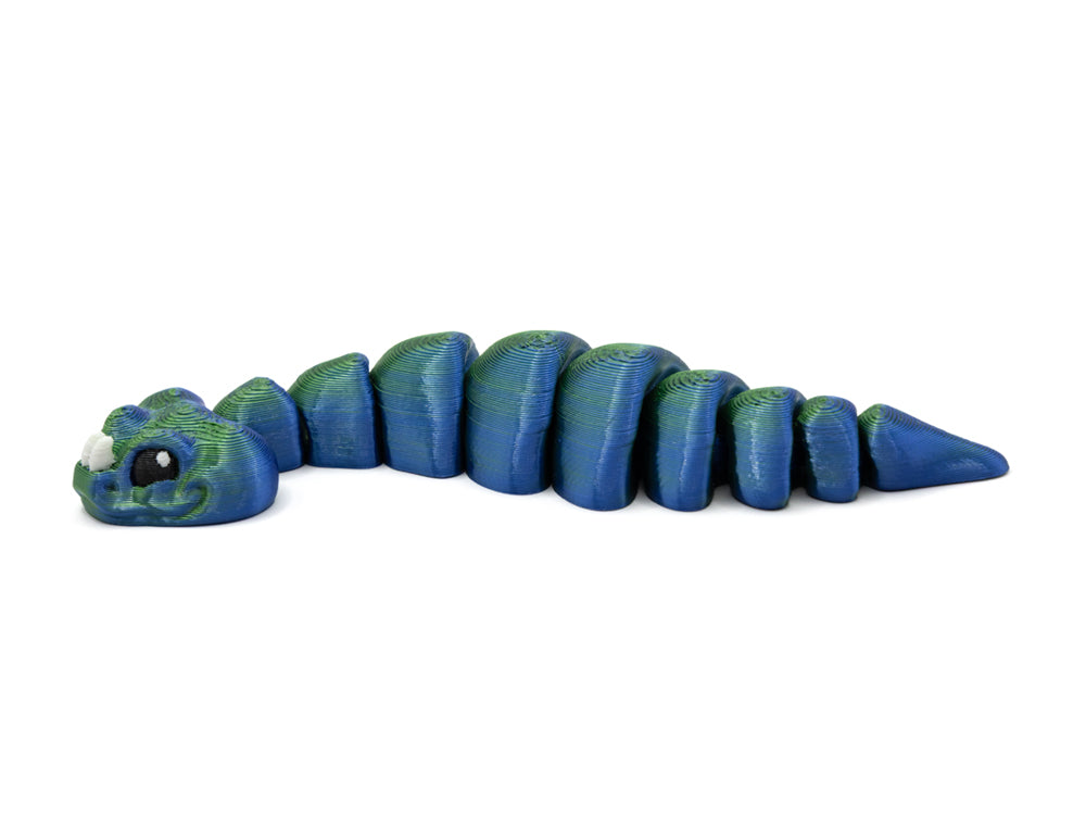 3D Printed Multicolor Gaboon Viper - Mini Toys Dubia.com 