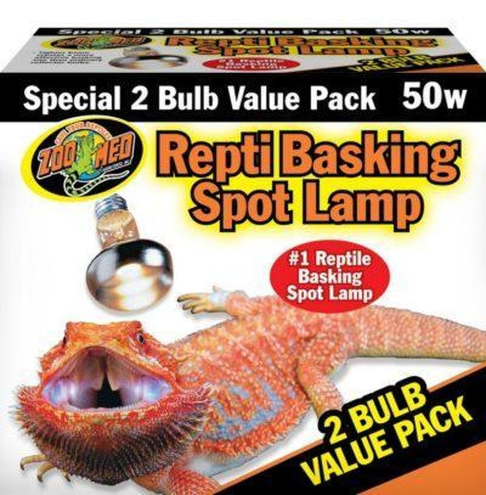 Zoo Med Repti Basking Spot Lamp, 50w (2 pack)