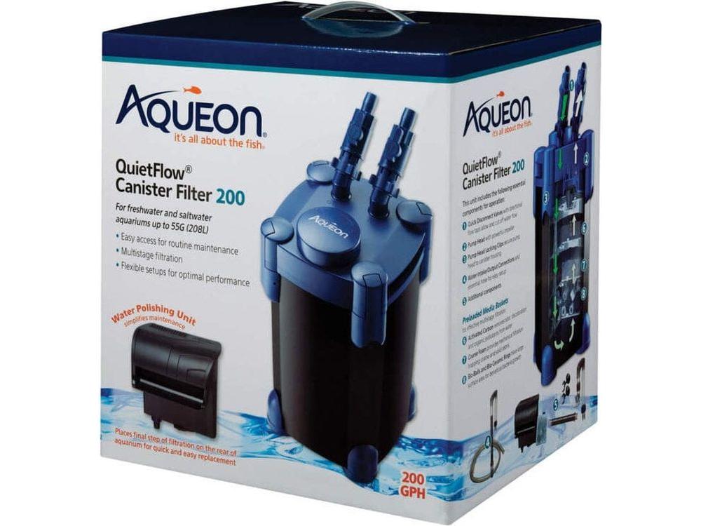 Aqueon QuietFlow Canister Aquarium Filter, Up To 55 gal Aqueon
