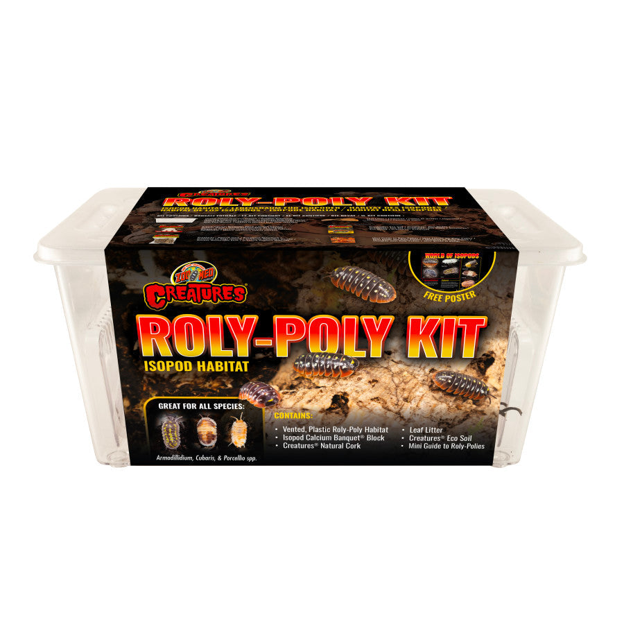 Zoo Med Creatures Roly Poly Isopod Habitat Kit 1ea/10.25Inx5Inx5.75 in
