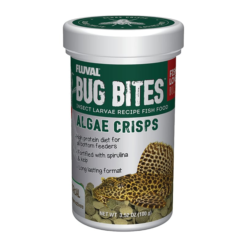 Fluval Bug Bites Algae Crisps 3.52oz
