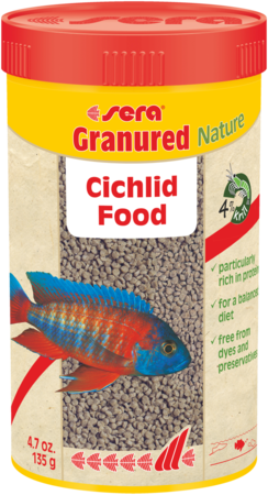 Sera Granured Nature Cichlid Food, 4.7 oz.