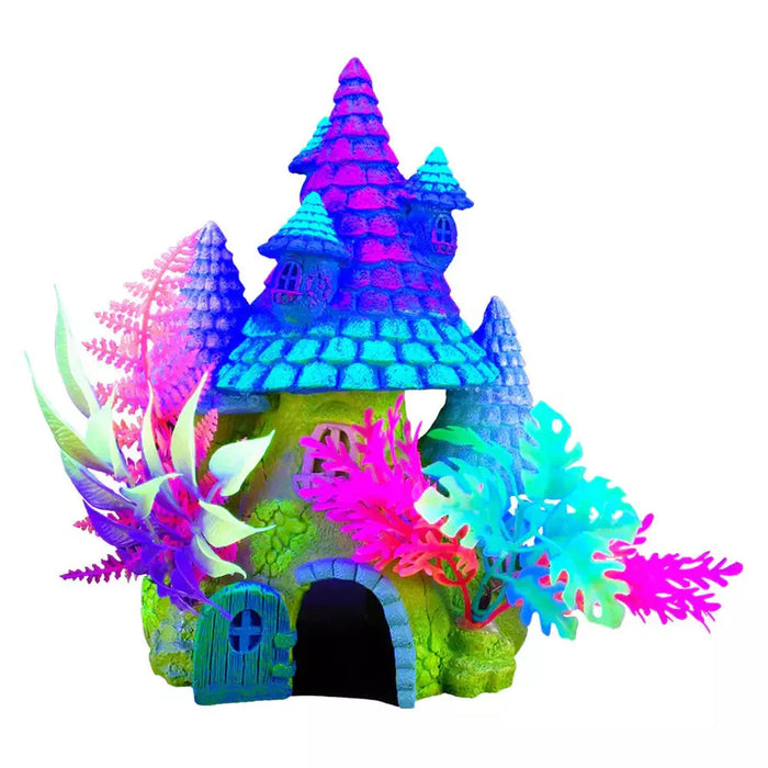 Marina iGlo Ornaments, Fantasy House 8"20cm fish supplies marina 