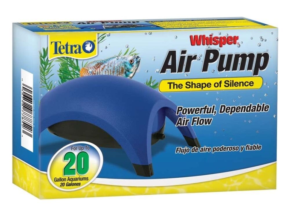 Tetra Whisper Aquarium Non-UL Air Pump Blue, 1ea/20 gal