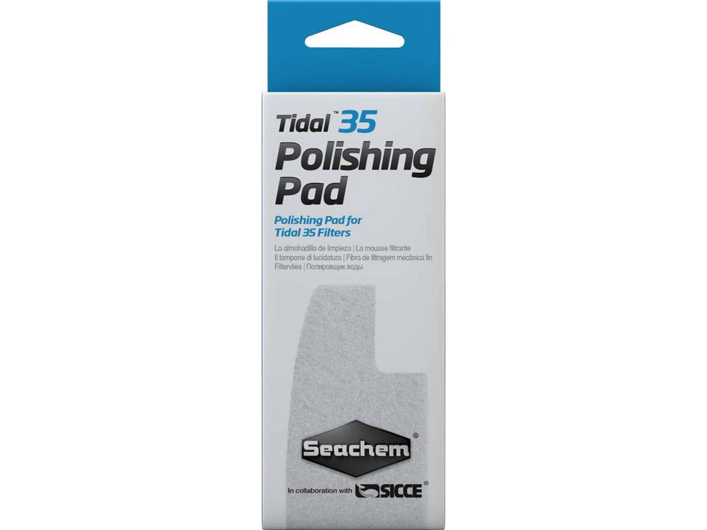 Seachem Laboratories Tidal Polishing Pad For Tidal 35 Filters, White, 1ea/2 pk