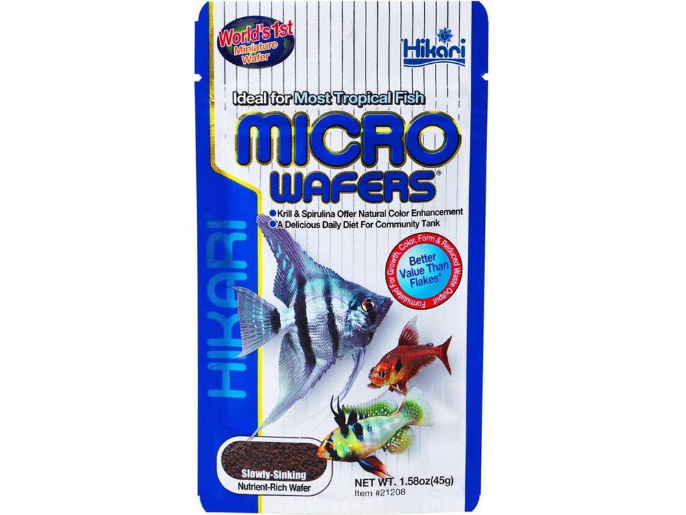 Hikari Tropical Micro Wafers Slow Sinking Wafer Fish Food 1.58 oz Aquatic Diet Hikari