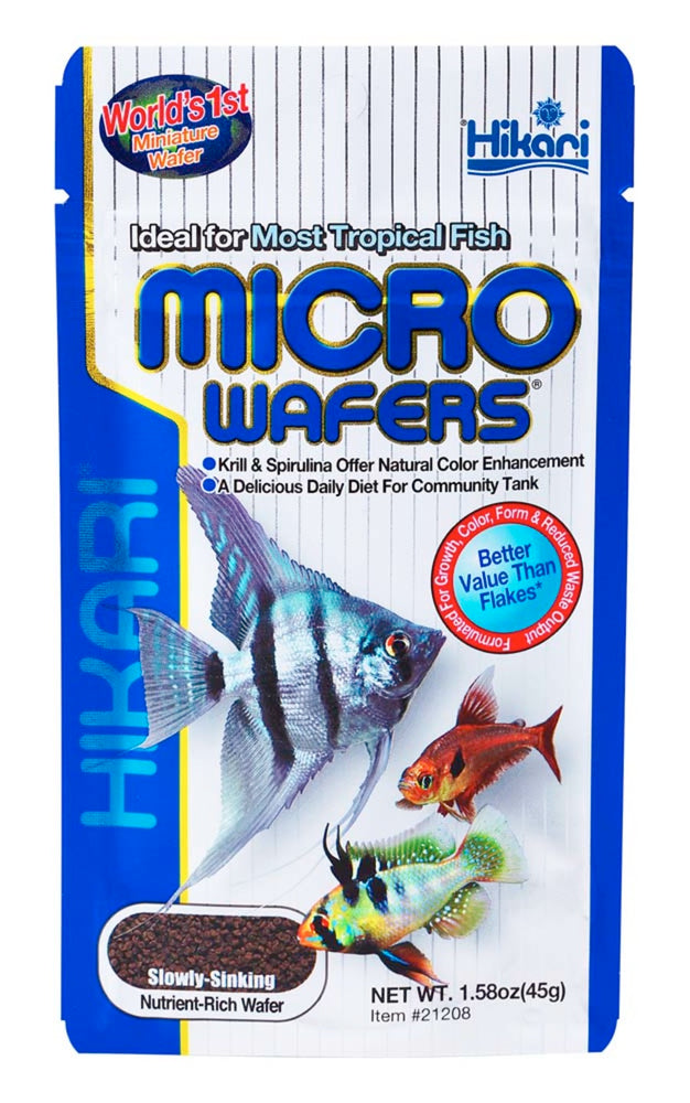 Hikari Tropical Micro Wafers Slow Sinking Wafer Fish Food 1.58 oz