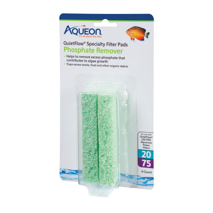 Aqueon QuietFlow Specialty Filter Pads Phosphate Remover 20/75