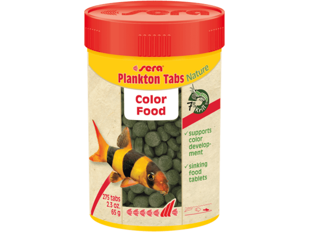Sera Plankton Tabs Nature 2.3oz Aquatic Feeding & Breeding Sera