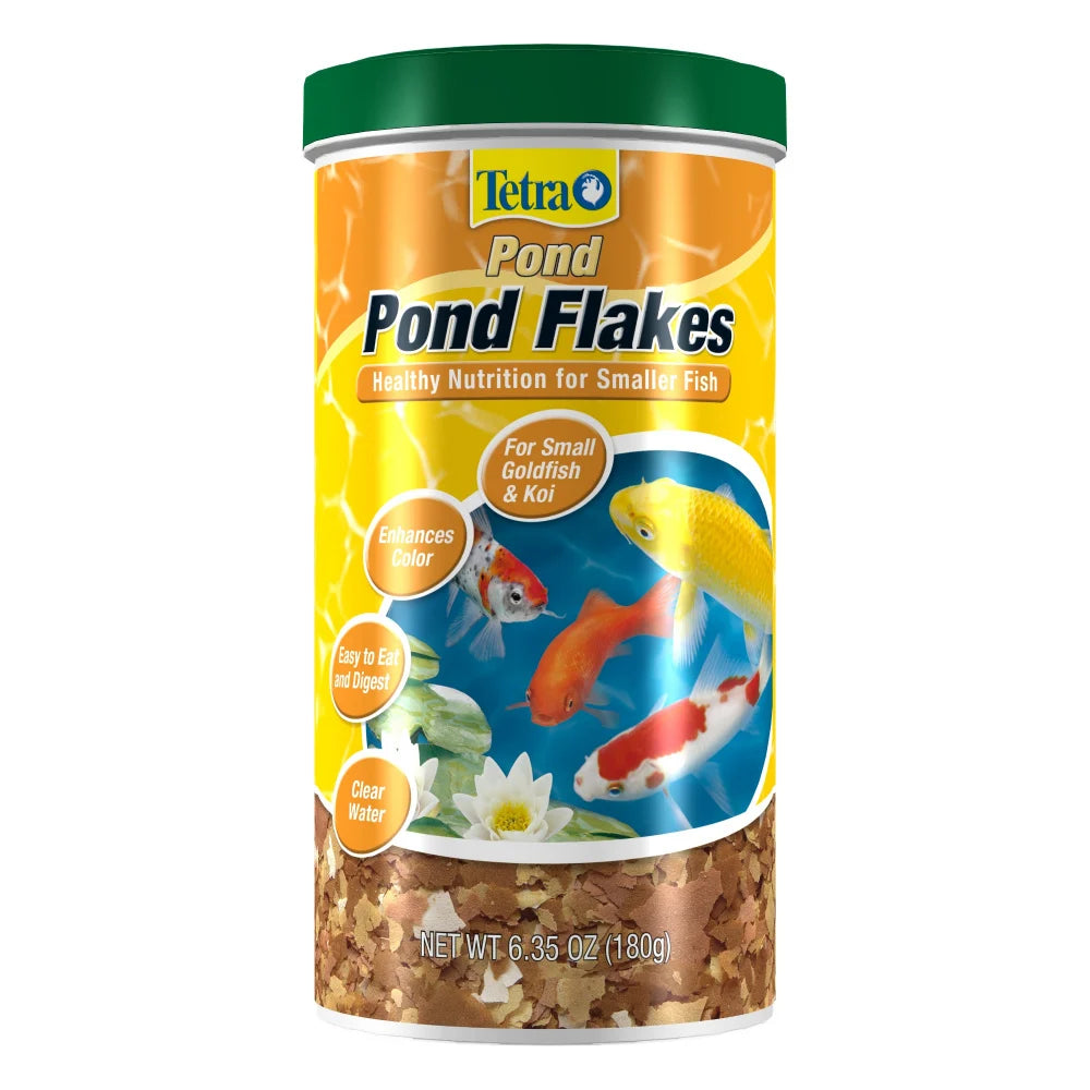Tetra Pond Flakes Small Fish Food, 6.35oz