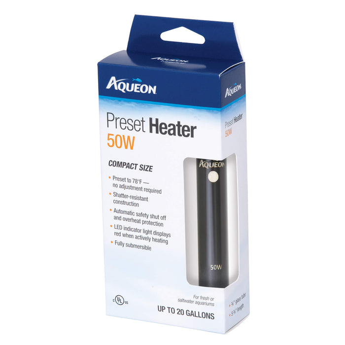 Aqueon Preset Heaters 50W Compact Size