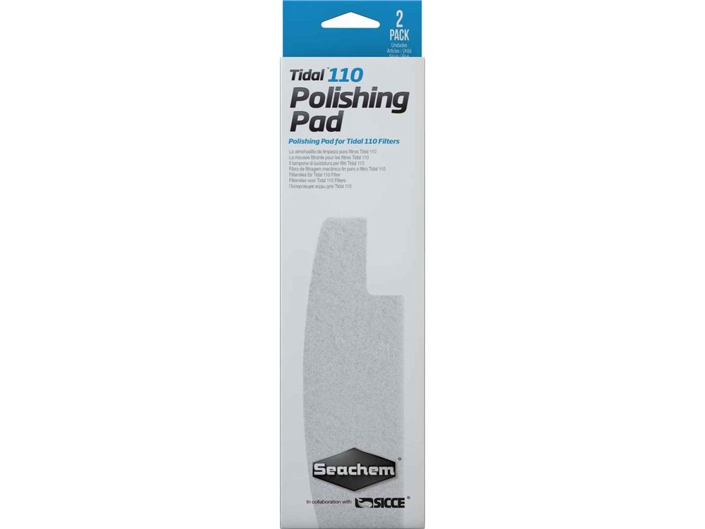 Seachem Laboratories Tidal Polishing Pad For Tidal 100 Filters, White, 1ea/2 pk