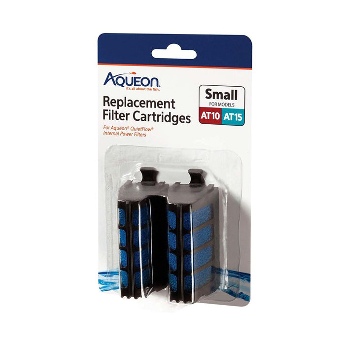 Aqueon Replacement Internal Filter Cartridge, Small, 2pk