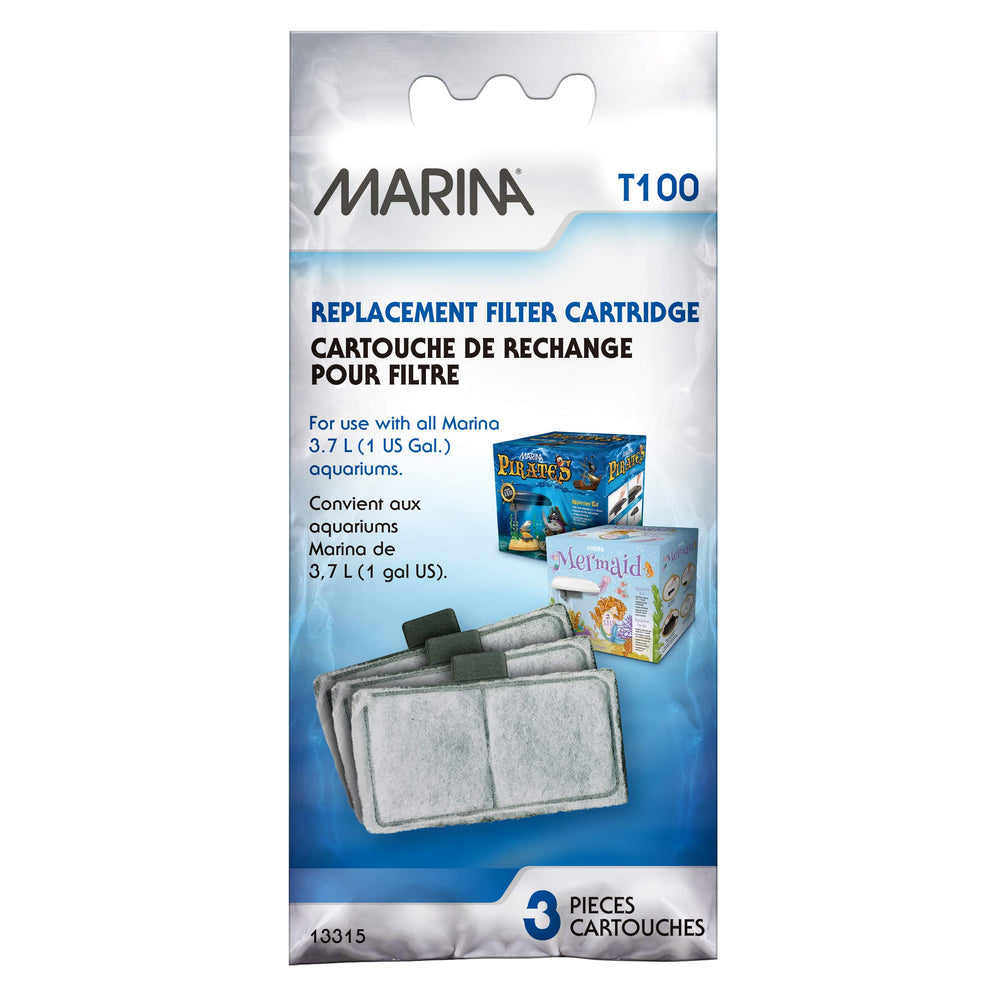 Marina Top Filter Repl Cartridge, 3pk