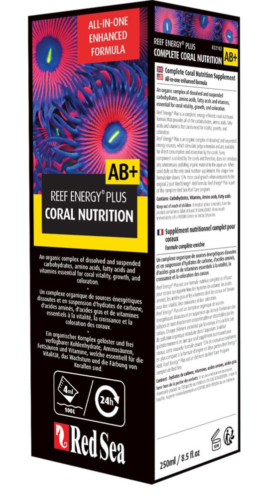 Red Sea Reef Energy Plus AB+ Coral Nutritional Supplement 1ea/8.45 fl oz