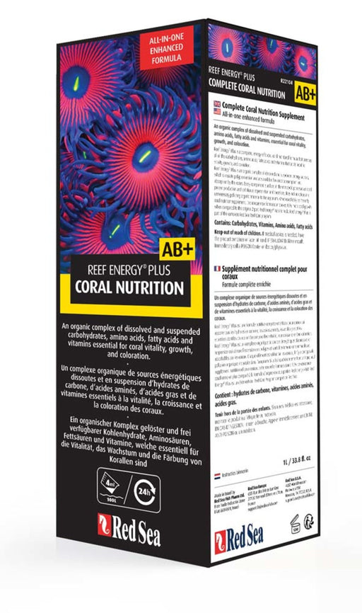 Red Sea Reef Energy Plus AB+ Coral Nutritional Supplement 1ea/33.8 fl oz