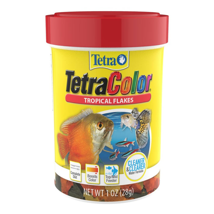 Tetra TetraColor Tropical Flakes Fish Food 1ea/1 oz