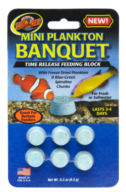 Zoo Med Plankton Banquet Fish Feeding Block 1ea/0.3 oz, Mini