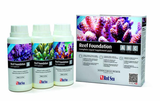 Red Sea Reef Foundation ABC Complete Liquid Supplement Pack 1ea