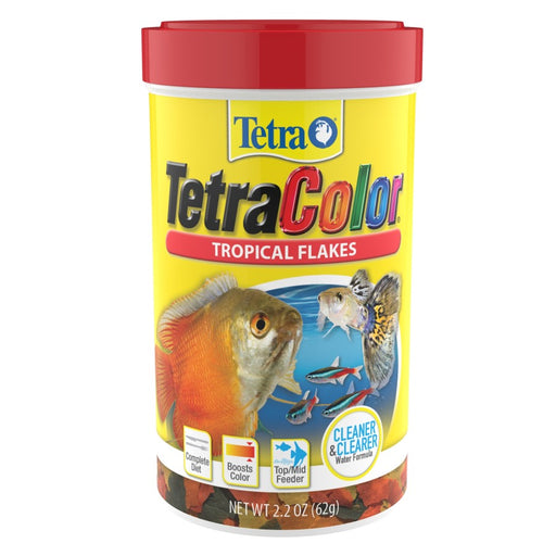 Tetra TetraColor Tropical Flakes Fish Food 1ea/2.2 oz