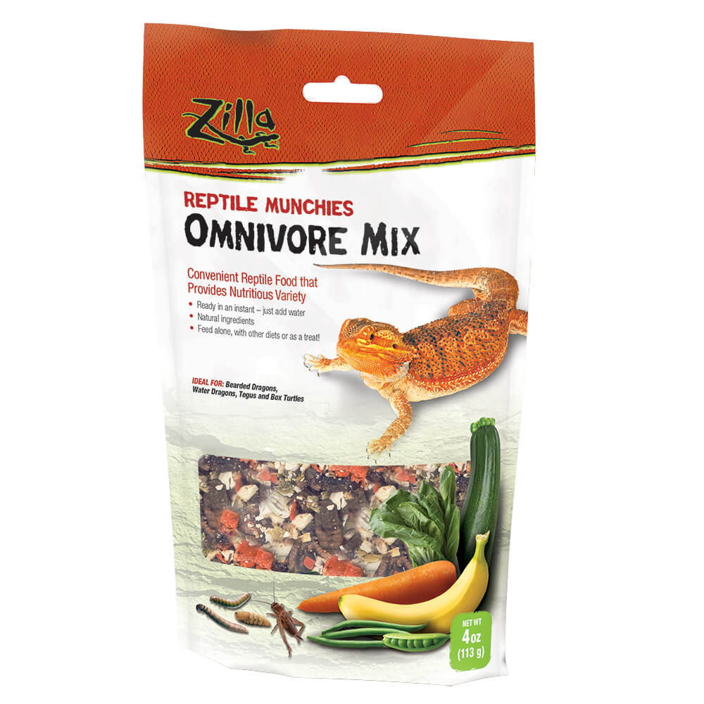 Zilla Reptile Munchies Omnivore, 4oz