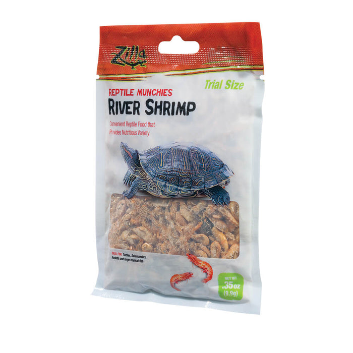 Zilla Reptile Munchies River Shrimp, 0.35oz