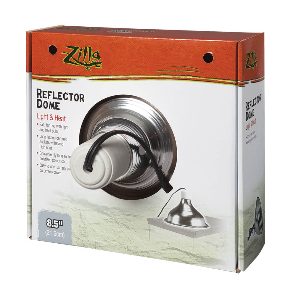 Zilla Silver Reflector Dome, 8.5"