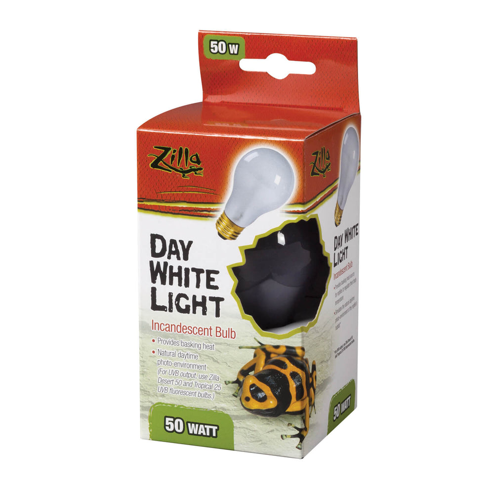 Zilla Day White Incandescent Bulb, 50w