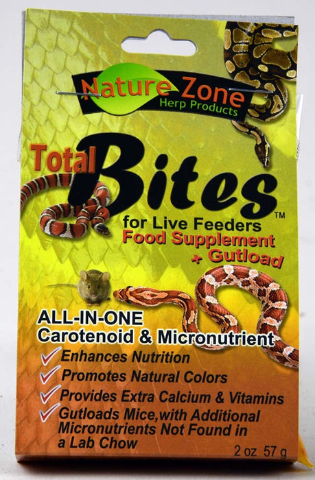 Nature Zone Total Bites for Live Feeders, 2oz
