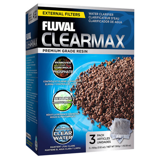 Fluval ClearMax, 3.52 oz / 100 g, 3-Pack
