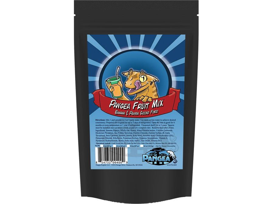 Pangea Fruit Mix Gecko Treat - Black