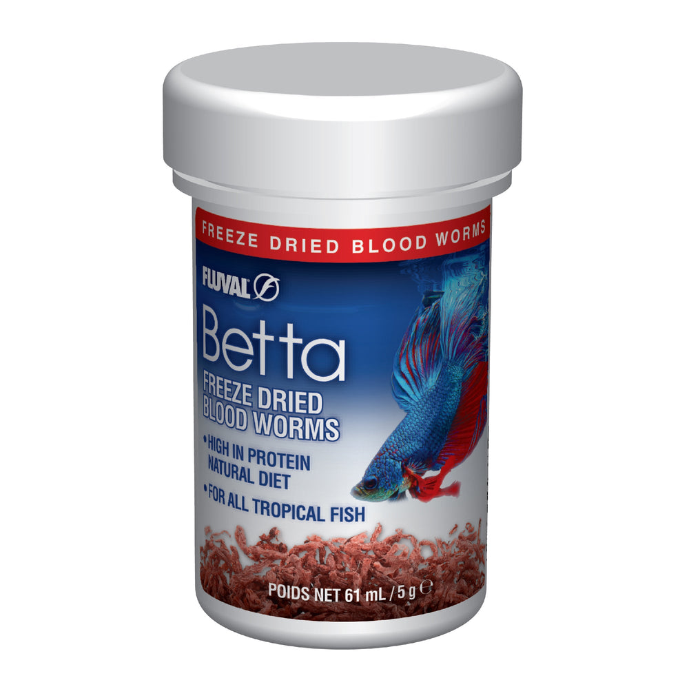 Fluval Betta Bloodworms - 5 g (0.18 oz)
