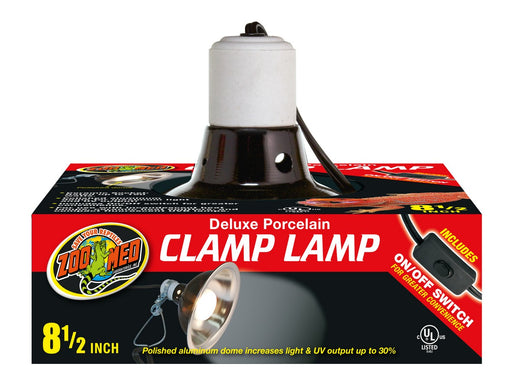 Zoo Med Deluxe Porcelain Clamp Lamp, 8.5"