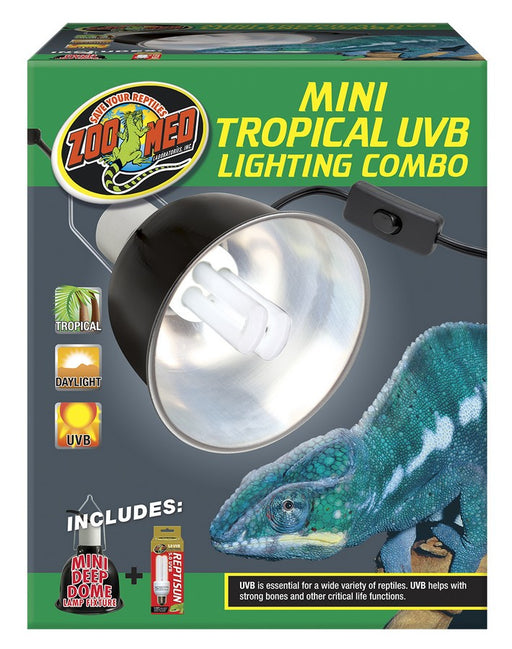 Zoo Med Mini Tropical UVB Lighting Combo Pack