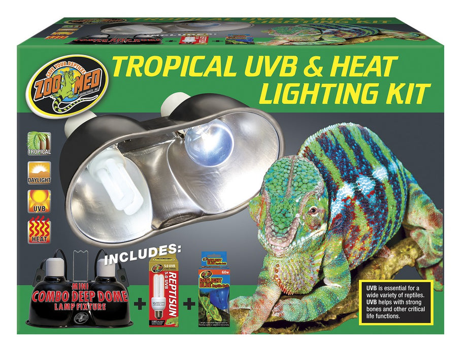 Zoo Med Tropical UVB & Heat Lighting Kit