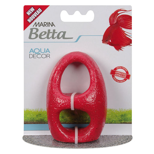 Marina Betta Aqua Decor Ornament - Red Stone Archway
