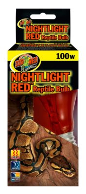 Zoo Med Nightlight Red Reptile Bulb, 100w