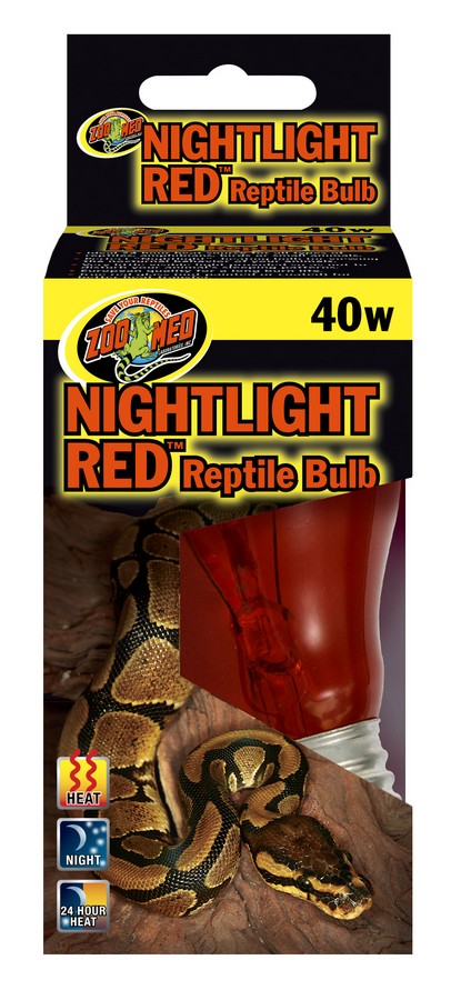 Zoo Med Nightlight Red Reptile Bulb, 40w
