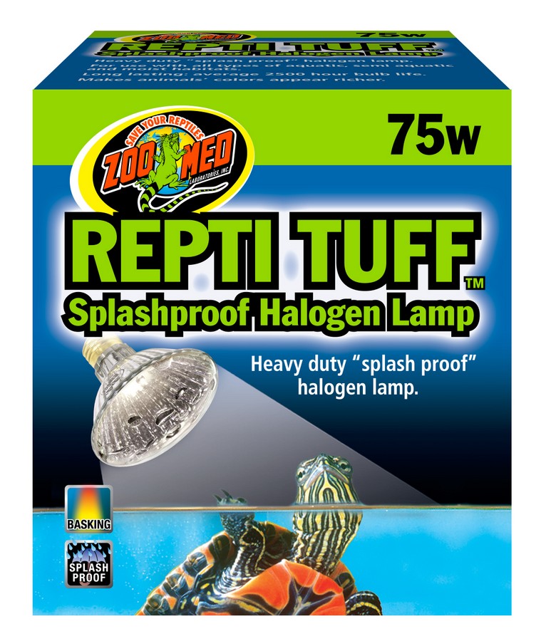 Zoo Med Repti Tuff Splashproof Halogen Lamp, 75w