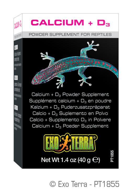 Exo Terra Calcium Powder + D3, 1.4oz
