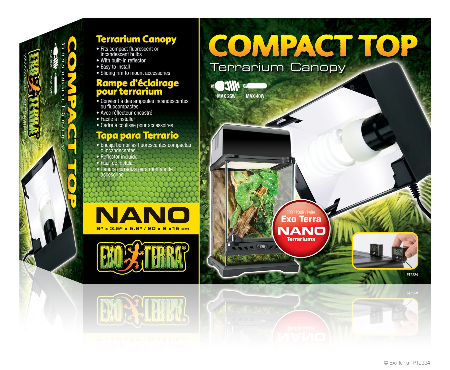 Fejl Ikke nok Jeg er stolt Exo Terra Compact Top, Nano | Reptile Supply
