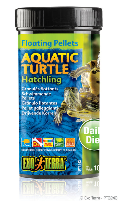 Exo Terra Aquatic Turtle Hatchling Formula Floating Pellets, 3.7oz