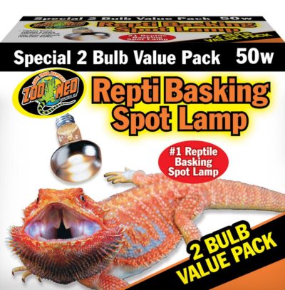Zoo Med Repti Basking Spot Lamp, 50w (2 pack)