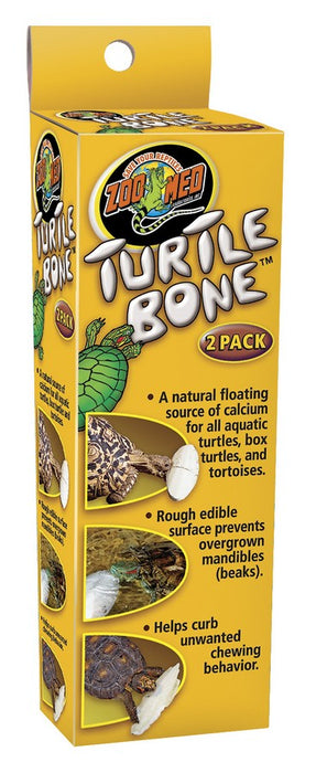 The Zoo Med Turtle Bone is a floating block of calcium for aquatic turtles and tortoises. Get it here at Reptile Supply!