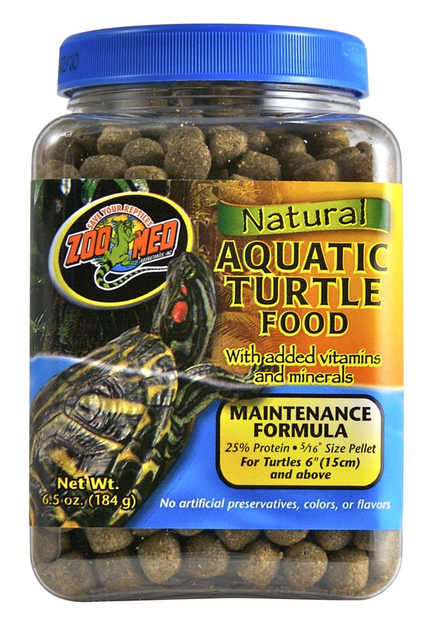Zoo Med Natural Aquatic Turtle Food – Maintenance Formula, 6.5oz