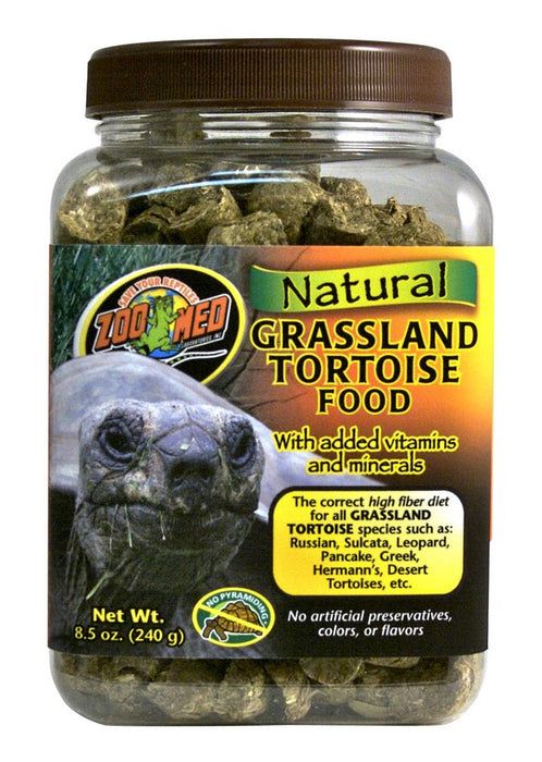 Zoo Med Natural Grassland Tortoise Food, 8.5oz