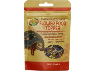 Zoo Med Tortoise & Box Turtle Flower Food Topper, 0.21oz