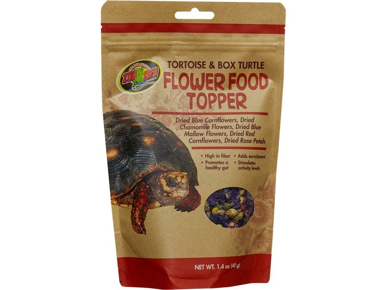 Zoo Med Tortoise & Box Turtle Flower Food Topper, 1.4oz