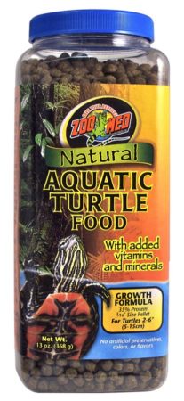 Zoo Med Natural Aquatic Turtle Food – Growth Formula, 13oz